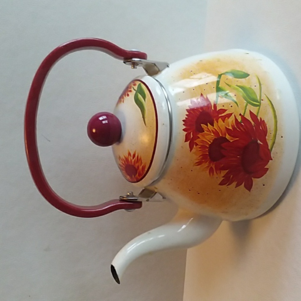 Cute Enamel Teapot